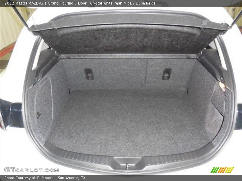 Crystal White Pearl Mica / Dune Beige 2012 Mazda MAZDA3 s Grand Touring 5 Door