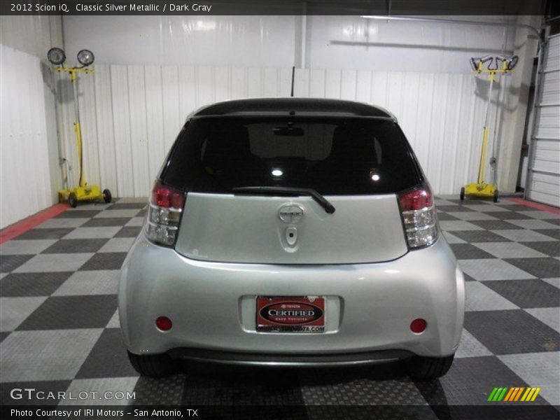Classic Silver Metallic / Dark Gray 2012 Scion iQ