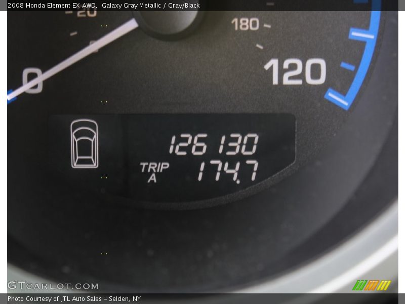 Galaxy Gray Metallic / Gray/Black 2008 Honda Element EX AWD