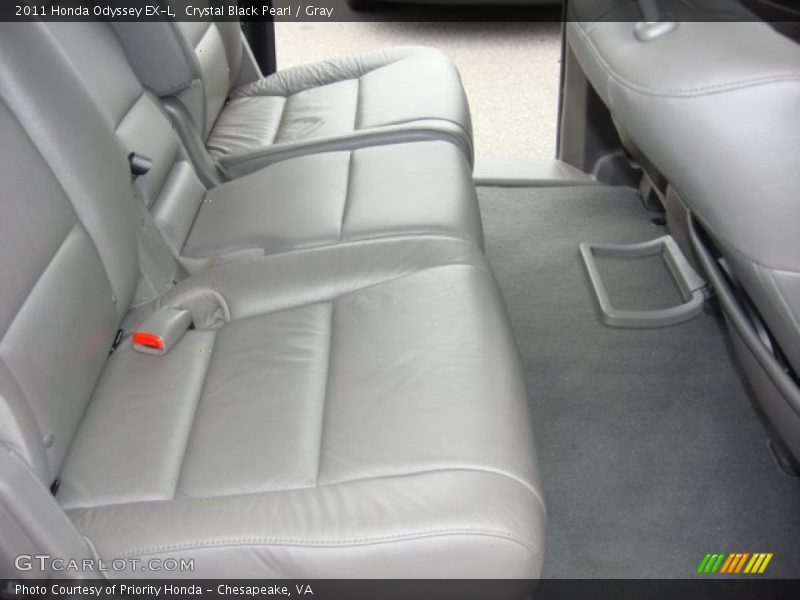 Crystal Black Pearl / Gray 2011 Honda Odyssey EX-L