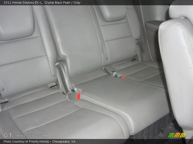 Crystal Black Pearl / Gray 2011 Honda Odyssey EX-L
