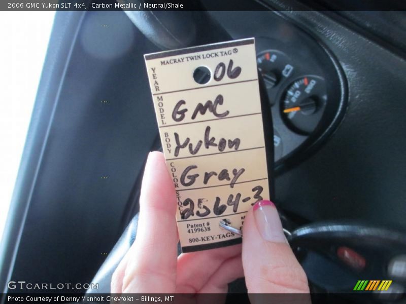 Carbon Metallic / Neutral/Shale 2006 GMC Yukon SLT 4x4