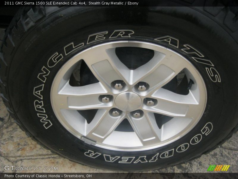 Stealth Gray Metallic / Ebony 2011 GMC Sierra 1500 SLE Extended Cab 4x4