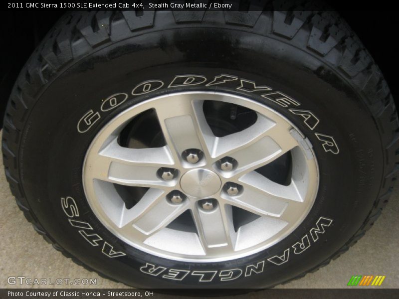 Stealth Gray Metallic / Ebony 2011 GMC Sierra 1500 SLE Extended Cab 4x4