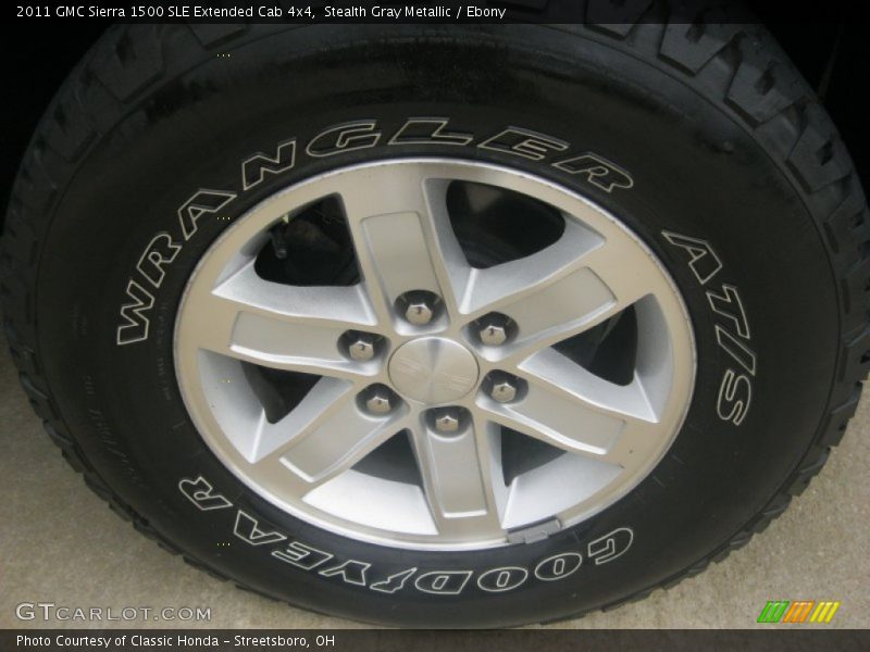 Stealth Gray Metallic / Ebony 2011 GMC Sierra 1500 SLE Extended Cab 4x4