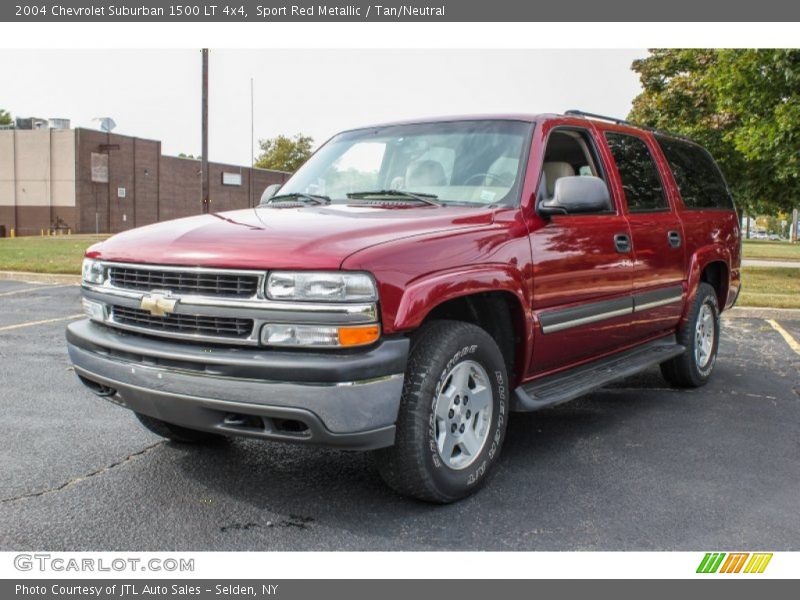 Sport Red Metallic / Tan/Neutral 2004 Chevrolet Suburban 1500 LT 4x4