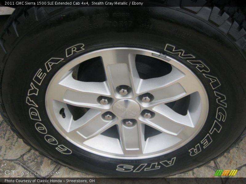 Stealth Gray Metallic / Ebony 2011 GMC Sierra 1500 SLE Extended Cab 4x4