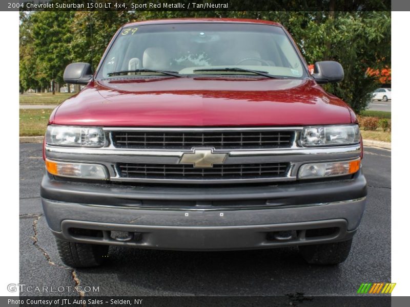 Sport Red Metallic / Tan/Neutral 2004 Chevrolet Suburban 1500 LT 4x4