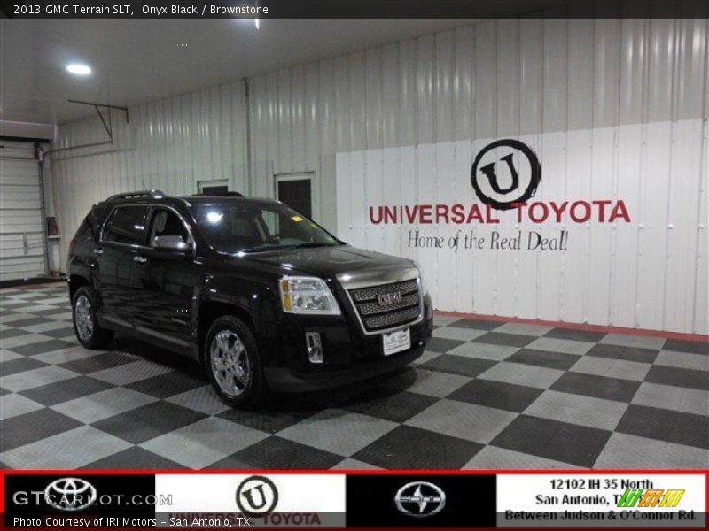 Onyx Black / Brownstone 2013 GMC Terrain SLT