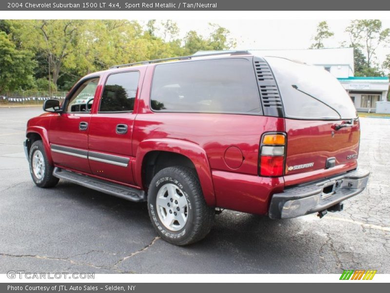 Sport Red Metallic / Tan/Neutral 2004 Chevrolet Suburban 1500 LT 4x4