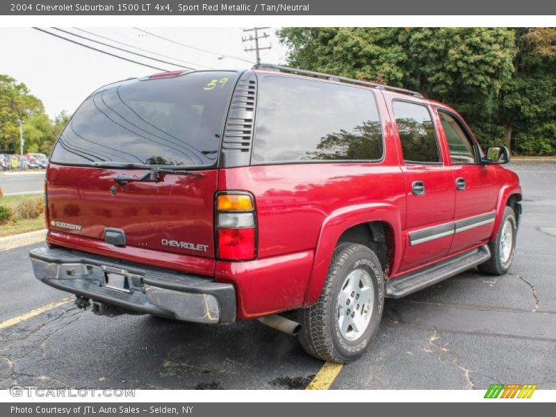 Sport Red Metallic / Tan/Neutral 2004 Chevrolet Suburban 1500 LT 4x4