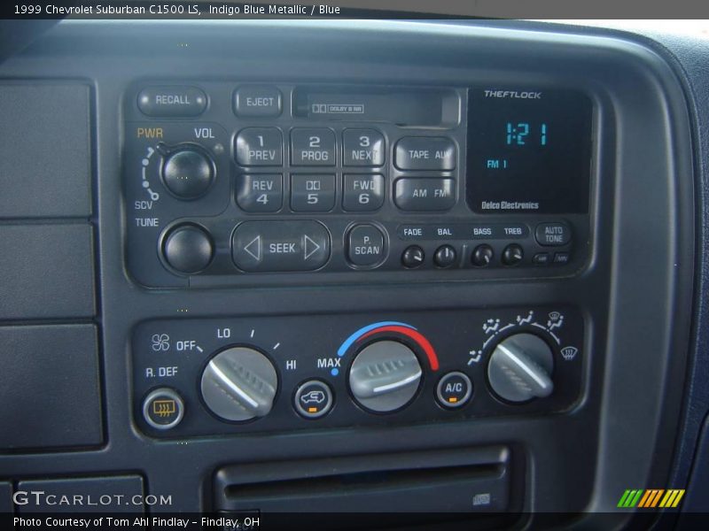 Indigo Blue Metallic / Blue 1999 Chevrolet Suburban C1500 LS