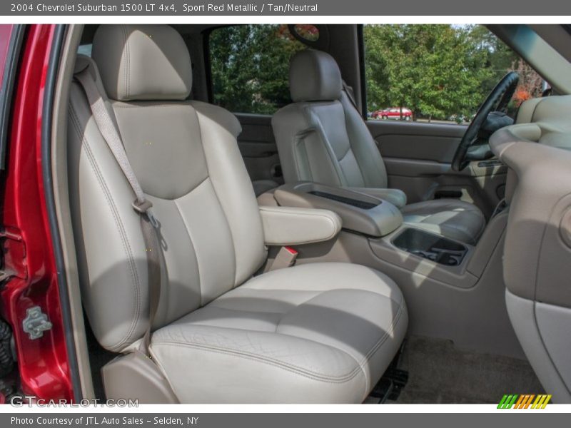 Sport Red Metallic / Tan/Neutral 2004 Chevrolet Suburban 1500 LT 4x4
