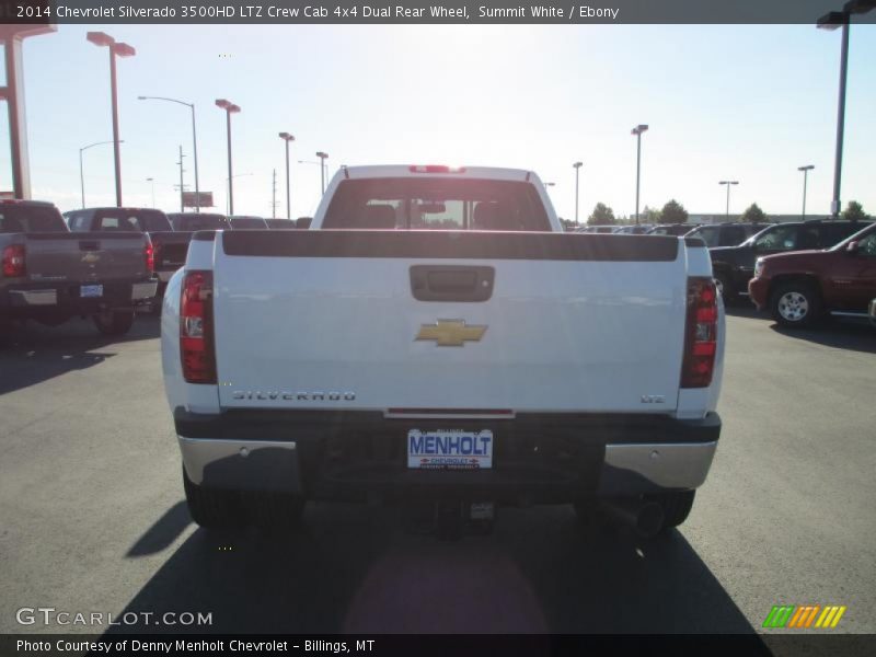 Summit White / Ebony 2014 Chevrolet Silverado 3500HD LTZ Crew Cab 4x4 Dual Rear Wheel