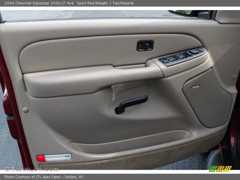 Sport Red Metallic / Tan/Neutral 2004 Chevrolet Suburban 1500 LT 4x4