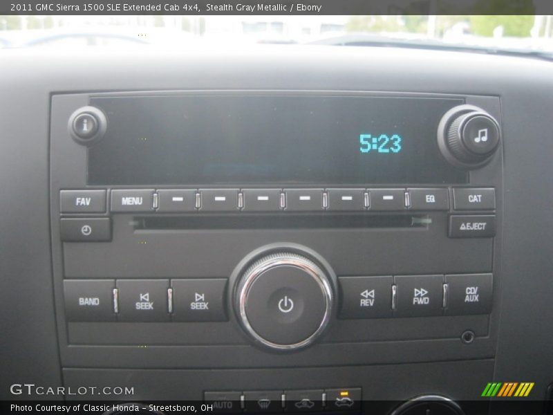 Stealth Gray Metallic / Ebony 2011 GMC Sierra 1500 SLE Extended Cab 4x4