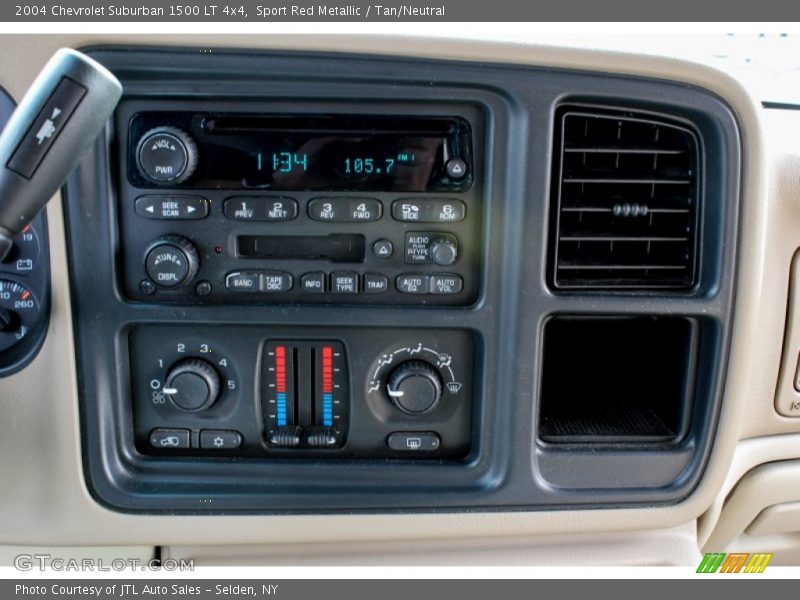 Sport Red Metallic / Tan/Neutral 2004 Chevrolet Suburban 1500 LT 4x4