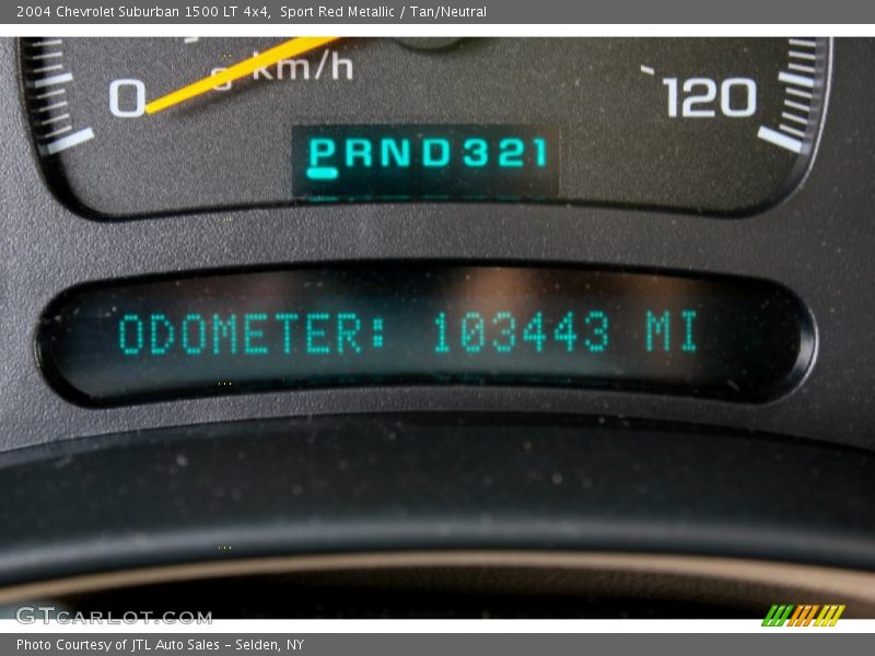 Sport Red Metallic / Tan/Neutral 2004 Chevrolet Suburban 1500 LT 4x4