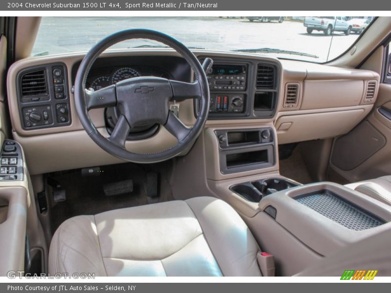 Sport Red Metallic / Tan/Neutral 2004 Chevrolet Suburban 1500 LT 4x4