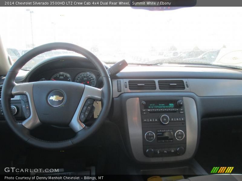 Summit White / Ebony 2014 Chevrolet Silverado 3500HD LTZ Crew Cab 4x4 Dual Rear Wheel