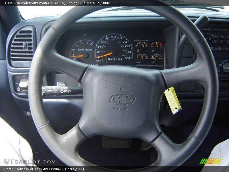 Indigo Blue Metallic / Blue 1999 Chevrolet Suburban C1500 LS