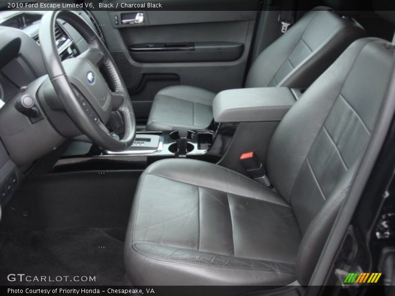 Black / Charcoal Black 2010 Ford Escape Limited V6