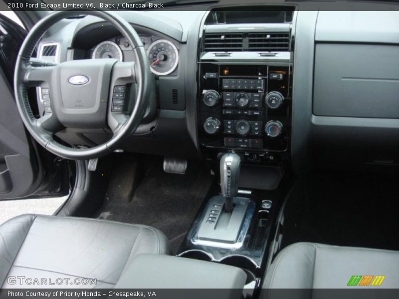 Black / Charcoal Black 2010 Ford Escape Limited V6