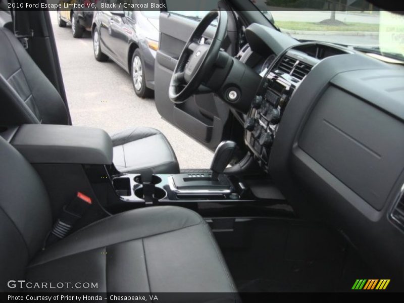 Black / Charcoal Black 2010 Ford Escape Limited V6