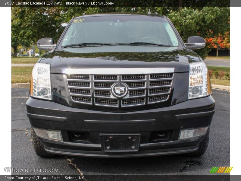 Black Raven / Ebony/Ebony 2007 Cadillac Escalade ESV AWD