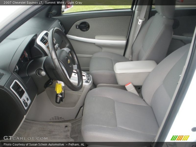 Summit White / Light Gray 2007 Chevrolet Equinox LT