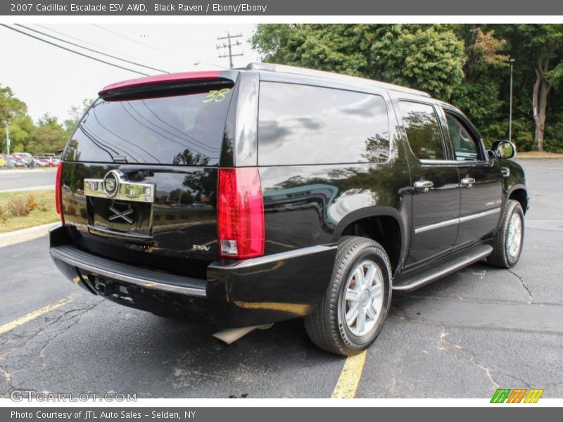 Black Raven / Ebony/Ebony 2007 Cadillac Escalade ESV AWD