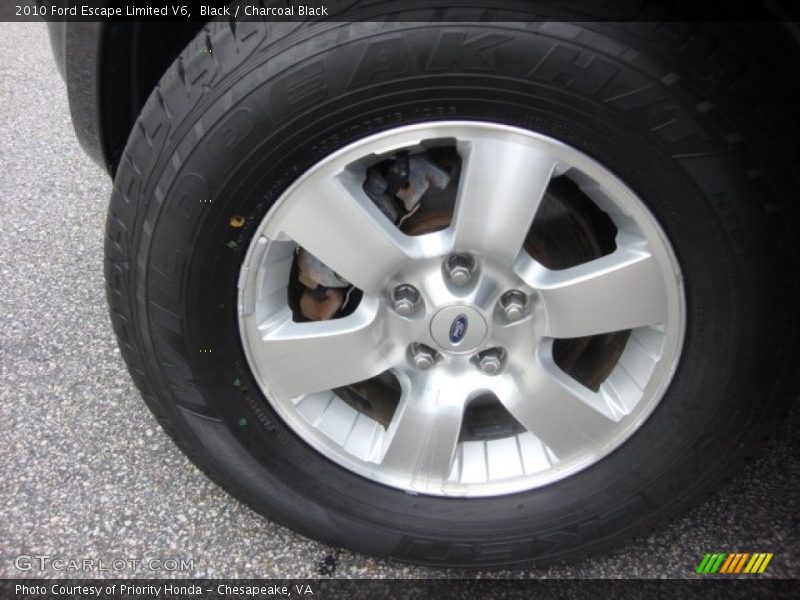 Black / Charcoal Black 2010 Ford Escape Limited V6