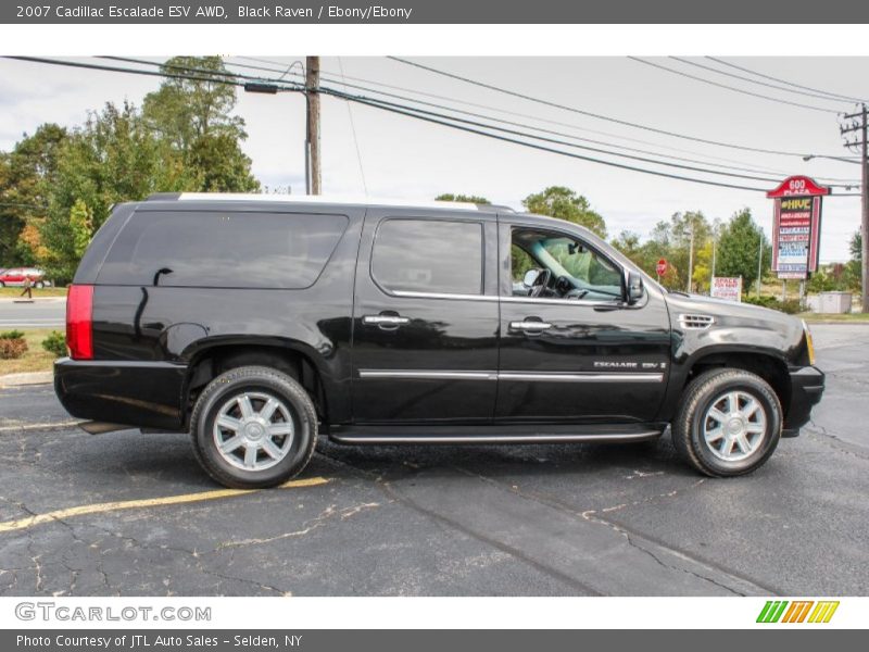 Black Raven / Ebony/Ebony 2007 Cadillac Escalade ESV AWD