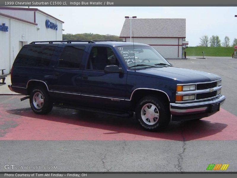 Indigo Blue Metallic / Blue 1999 Chevrolet Suburban C1500 LS