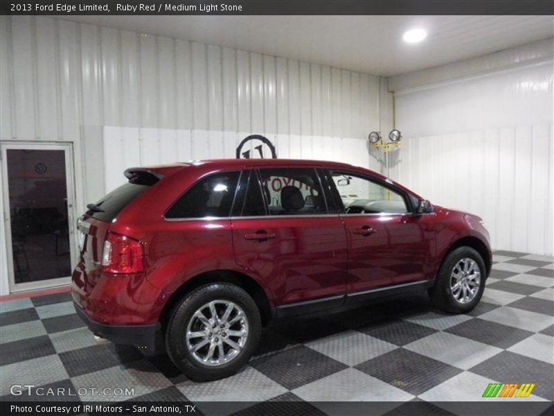 Ruby Red / Medium Light Stone 2013 Ford Edge Limited