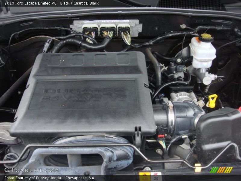 Black / Charcoal Black 2010 Ford Escape Limited V6