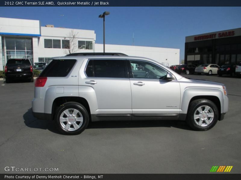 Quicksilver Metallic / Jet Black 2012 GMC Terrain SLE AWD