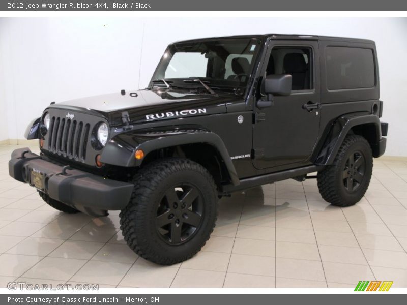 Black / Black 2012 Jeep Wrangler Rubicon 4X4