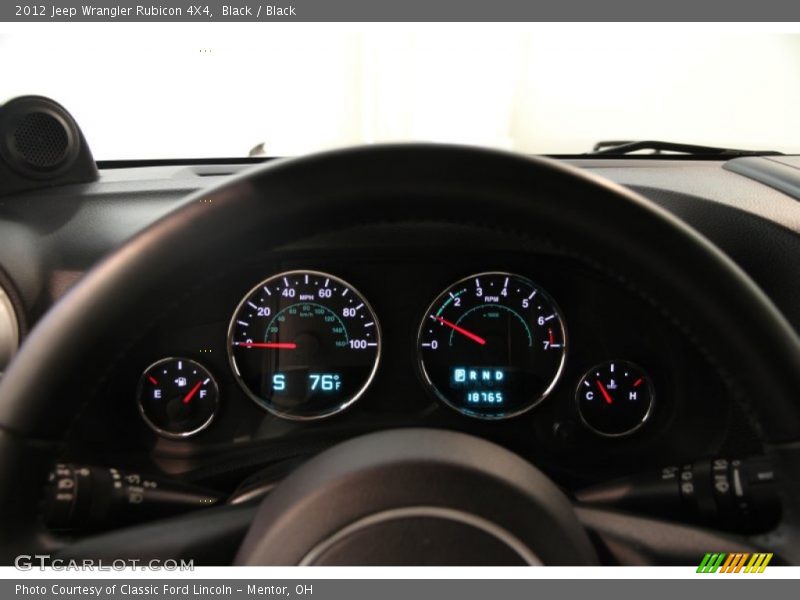 Black / Black 2012 Jeep Wrangler Rubicon 4X4