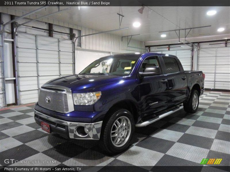 Nautical Blue / Sand Beige 2011 Toyota Tundra SR5 CrewMax