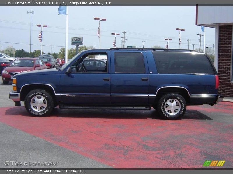 Indigo Blue Metallic / Blue 1999 Chevrolet Suburban C1500 LS