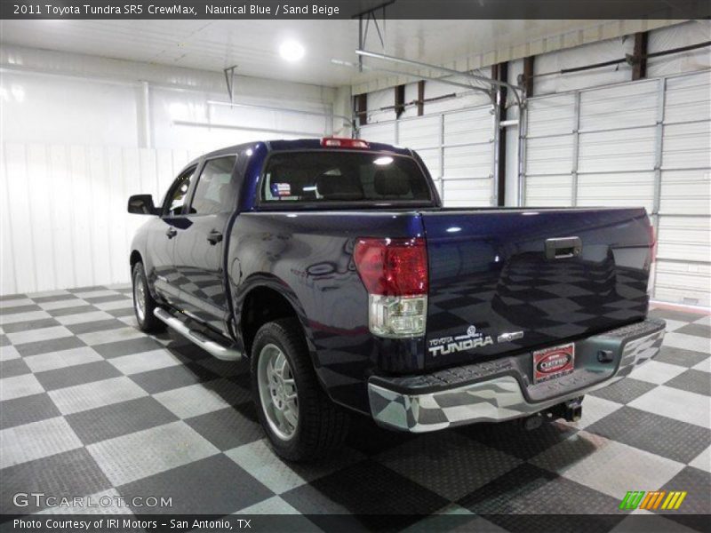 Nautical Blue / Sand Beige 2011 Toyota Tundra SR5 CrewMax