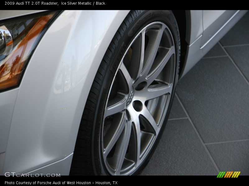 Ice Silver Metallic / Black 2009 Audi TT 2.0T Roadster
