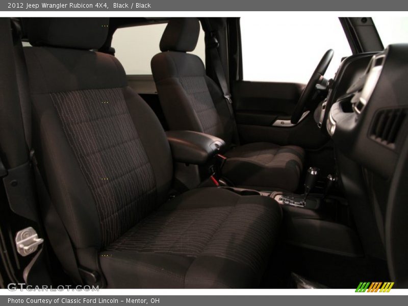 Black / Black 2012 Jeep Wrangler Rubicon 4X4