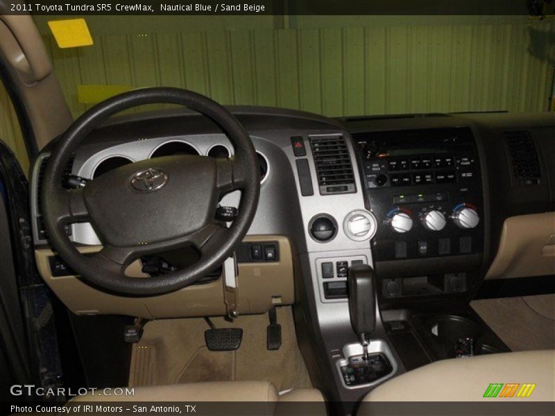 Nautical Blue / Sand Beige 2011 Toyota Tundra SR5 CrewMax