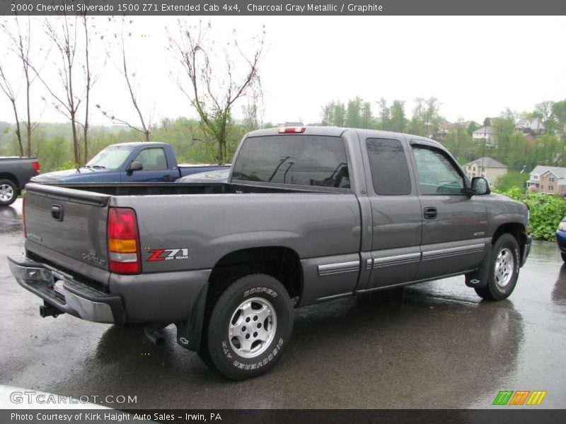 Charcoal Gray Metallic / Graphite 2000 Chevrolet Silverado 1500 Z71 Extended Cab 4x4