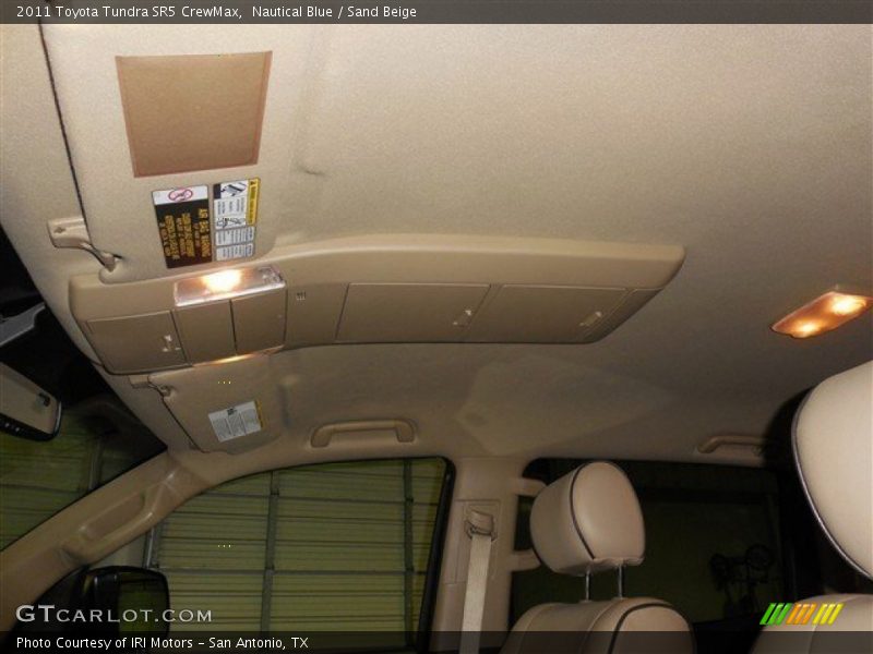 Nautical Blue / Sand Beige 2011 Toyota Tundra SR5 CrewMax