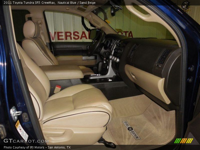 Nautical Blue / Sand Beige 2011 Toyota Tundra SR5 CrewMax