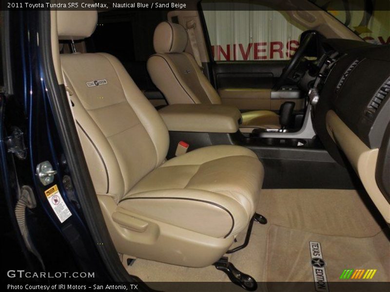Nautical Blue / Sand Beige 2011 Toyota Tundra SR5 CrewMax