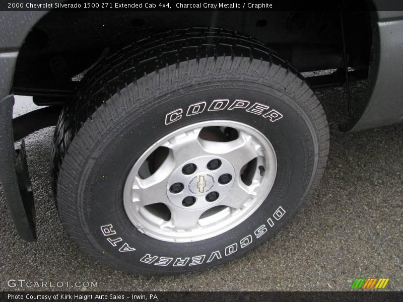 Charcoal Gray Metallic / Graphite 2000 Chevrolet Silverado 1500 Z71 Extended Cab 4x4